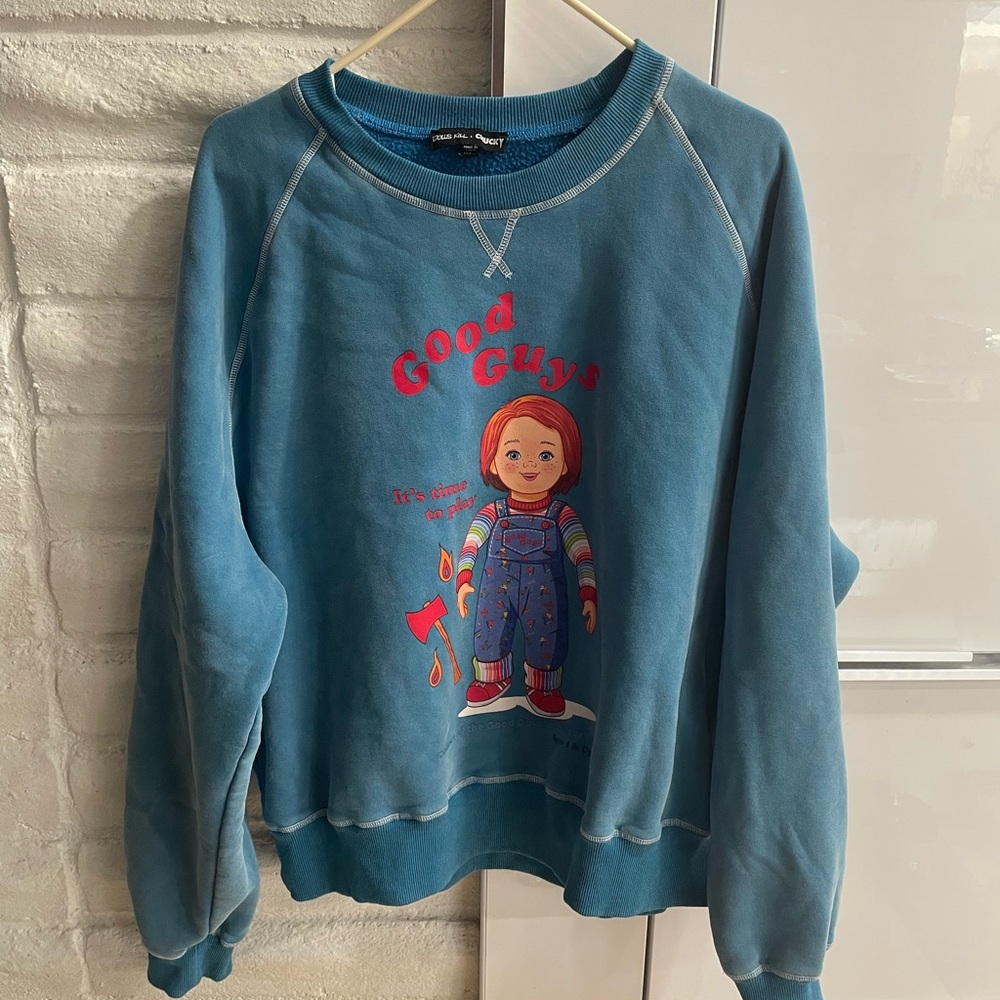 🚫🚫SOLD🚫🚫 Dolls Kill x Chucky Good Guys Sweatshirt XS